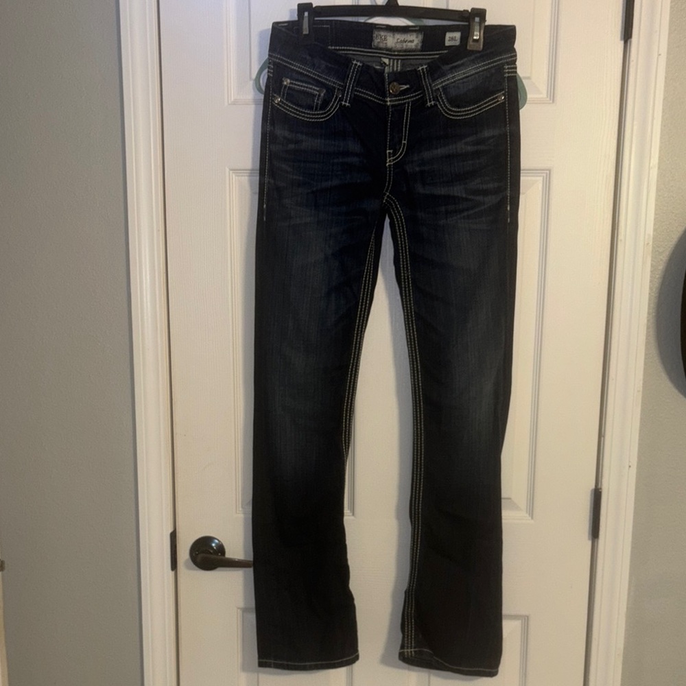 Dark Blue Women's BLE Bootcut Jeans